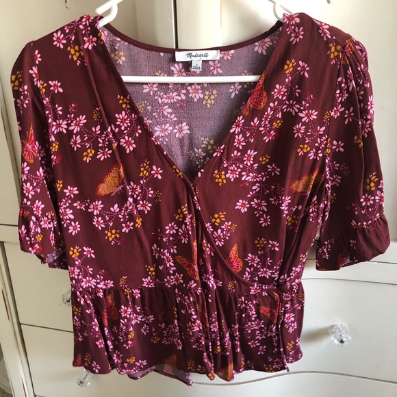 NWT Madewell tie sleeve wrap - Picture 2 of 3